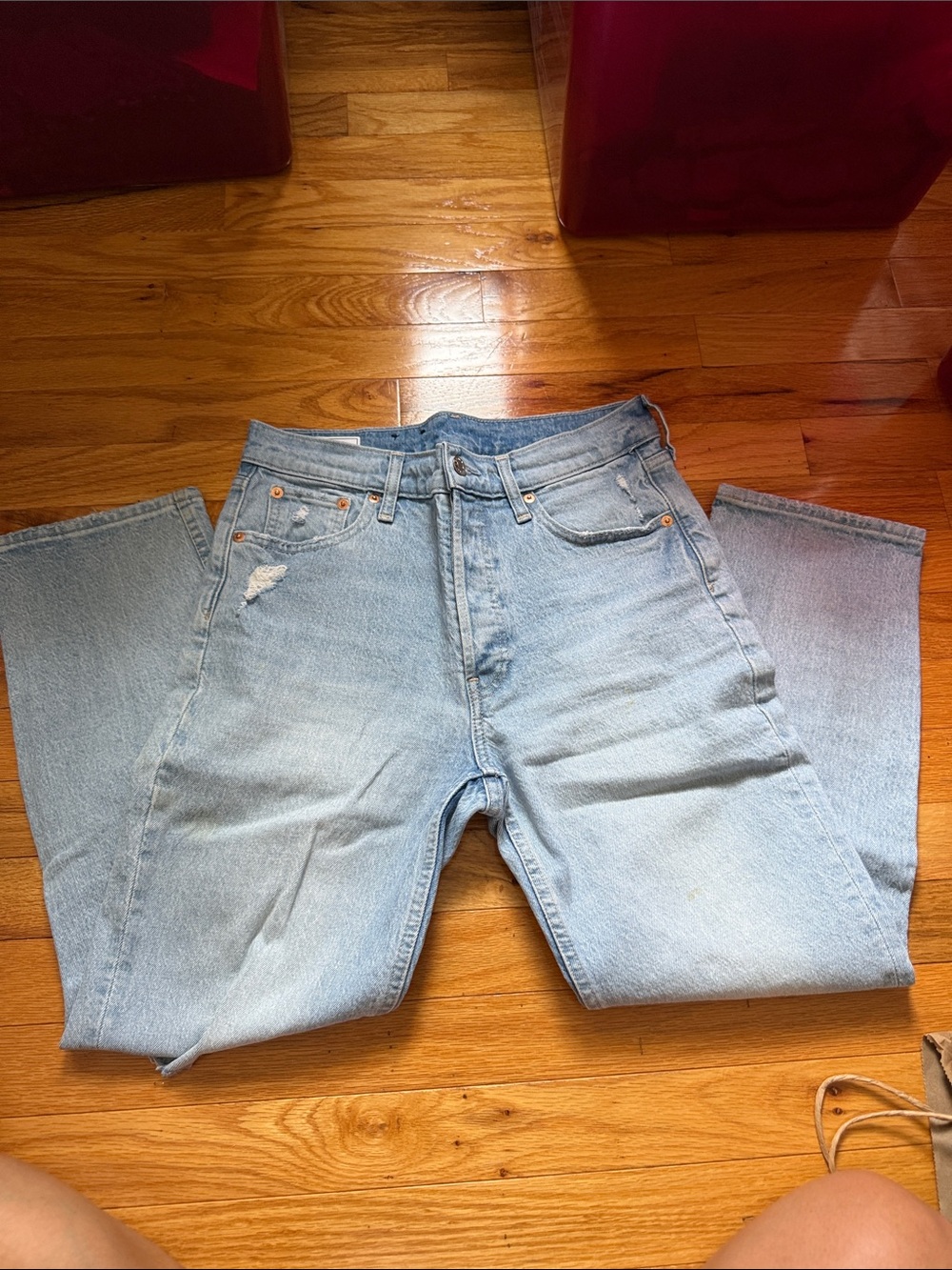 GAP Cheeky Straight High Rise Jeans